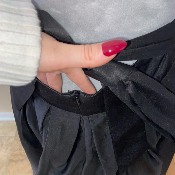 Chic Black High Low Skirt - Picture 8 of 10